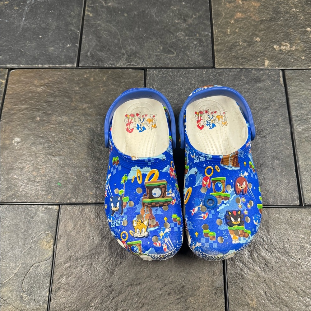 Kids Blue Sonic CROCS